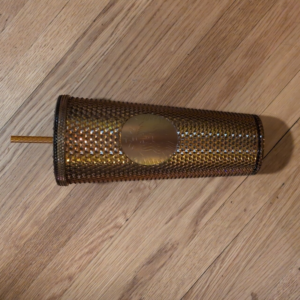 Starbucks 50th anniversary bronze tumbler